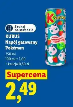 Lidl KUBUŚ Napój gazowany Pokémon oferta