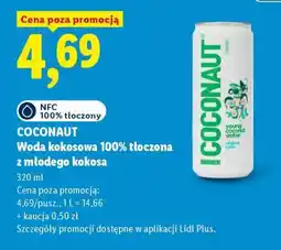 Lidl COCONAUT Woda kokosowa 100% tłoczona z młodego kokosa oferta