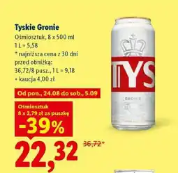 Lidl Tyskie Gronie oferta