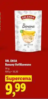 Lidl DR. ENSA Banany liofilizowane oferta