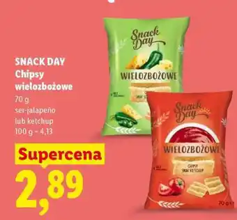 Lidl SNACK DAY Chipsy wielozbożowe oferta