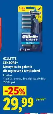 Lidl GILLETTE SENSOR3+ oferta