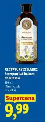 Lidl RECEPTURY ZIELARKI Szampon lub balsam do włosów oferta
