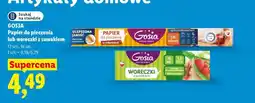 Lidl GOSIA Papier do pieczenia lub woreczki z suwakiem oferta