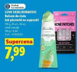 Lidl LOVE SKIN/KORMESIC Balsam do ciała lub plasterki na wypryski oferta