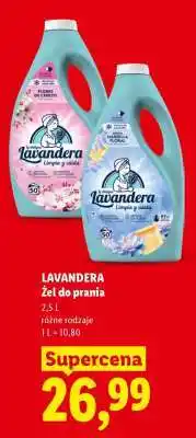 Lidl LAVANDERA Żel do prania oferta