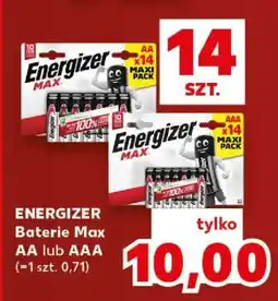 Kaufland ENERGIZER Baterie Max AA lub AAA oferta