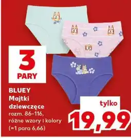 Kaufland BLUEY Majtki dziewczęce oferta