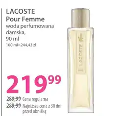 Hebe LACOSTE Pour Femme woda perfumowana damska oferta