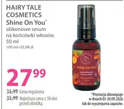 Hebe HAIRY TALE COSMETICS Shine On You silikonowe serum na końcówki włosów oferta