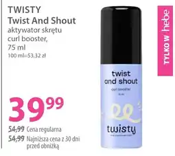 Hebe Twisty Twist And Shout aktywator skrętu curl booster oferta