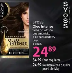 Hebe SYOSS Oleo Intense farba do włosów bez amoniaku 4-86 czekoladowy brąz oferta