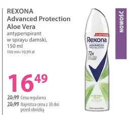 Hebe REXONA Advanced Protection Aloe Vera antyperspirant w sprayu damski oferta
