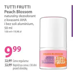 Hebe Tutti Frutti Peach Blossom naturalny dezodorant z kwasami AHA i bez soli aluminium oferta