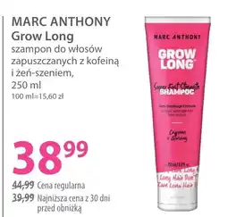 Hebe MARC ANTHONY Grow Long szampon do włosów zapuszczanych z kofeina i żeń-szeniem oferta