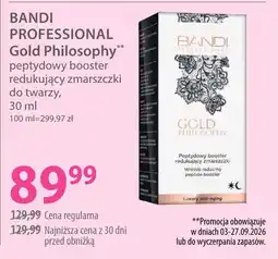 Hebe BANDI PROFESSIONAL Gold Philosophy peptydowy booster redukujący zmarszczki do twarzy oferta
