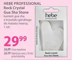 Hebe HEBE PROFESSIONAL Rock Crystal Gua Sha Stone oferta