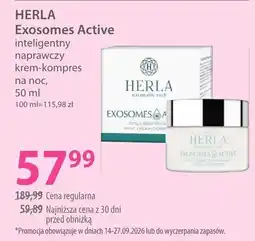 Hebe HERLA Exosomes Active inteligentny naprawczy krem-kompres oferta