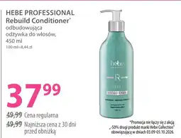 Hebe HEBE PROFESSIONAL Rebuild Conditioner* odbudowująca odżywka do włosów oferta