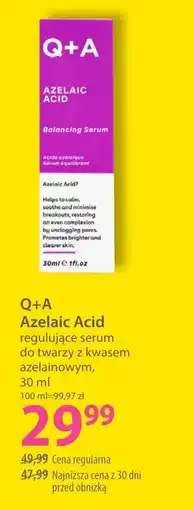 Hebe Q+A Azelaic Acid regulujące serum do twarzy z kwasem azelainowym oferta