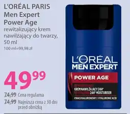 Hebe L'Oréal Paris Men Expert Power Age rewitalizujący krem nawilżający do twarzy oferta
