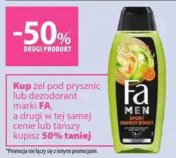 Hebe Żel pod prysznic lub dezodorant marki FA oferta