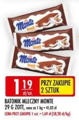 Sklepy Doroty Batonik Mleczny Monte oferta