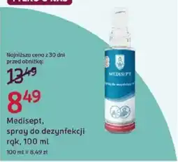 Rossmann Medisept, spray do dezynfekcji rąk oferta
