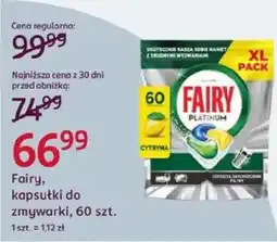 Rossmann Fairy kapsułki do zmywarki oferta