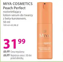 Hebe MIYA COSMETICS Peach Perfect rozświetlający lotion-serum do twarzy z beta-karotenem oferta