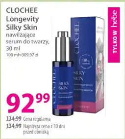 Hebe CLOCHEE Longevity Silky Skin nawilżające serum do twarzy oferta
