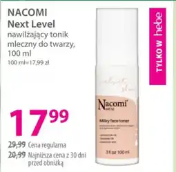 Hebe NACOMI Next Level nawilżający tonik mleczny do twarzy oferta