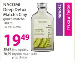 Hebe NACOMI Deep Detox Matcha Clay oferta