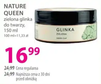 Nature Queen zielona glinka do twarzy