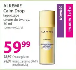 Hebe ALKEMIE Calm Drop łagodzące serum do twarzy oferta