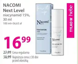Hebe Nacomi Next Level niacynamid 15% oferta