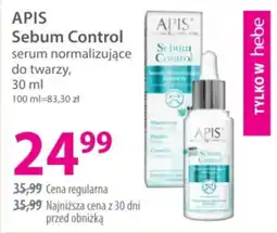 Hebe APIS Sebum Control serum normalizujące do twarzy oferta
