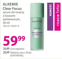 Hebe ALKEMIE Clear Focus serum do twarzy z kwasem azelainowym oferta