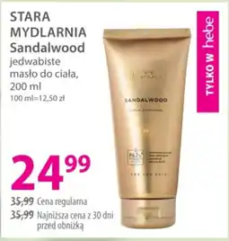Hebe STARA MYDLARNIA Sandalwood jedwabiste masło do ciała oferta