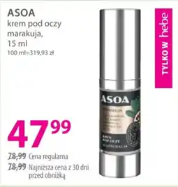 Hebe Asoa krem pod oczy marakuja oferta