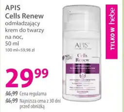 Hebe APIS Cells Renew odmładzający krem do twarzy oferta