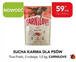 AquaelZOO Sucha karma dla psów True Fresh Carnilove oferta
