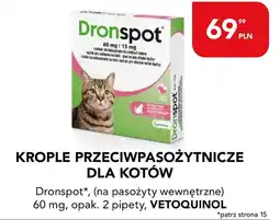 AquaelZOO Krople Przeciw Pasożytnicze Dla Kotów Dronspot oferta