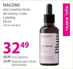 Hebe Nacomi olej z pestek śliwki oferta