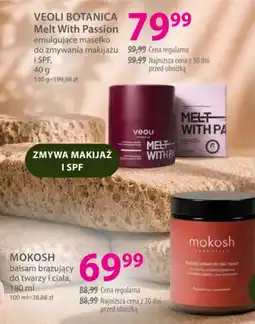Hebe VEOLI BOTANICA Melt With Passion emulgujące maselko do zmywania makijażu i SPF oferta