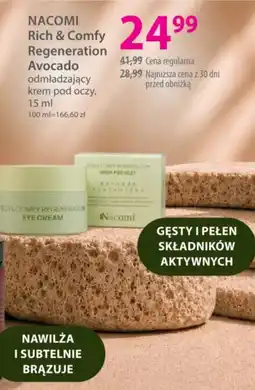 Hebe NACOMI Rich & Comfy Regeneration Avocado krem pod oczy oferta