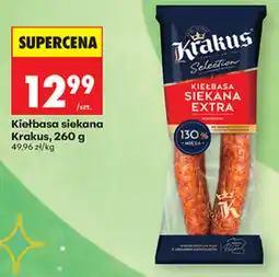 Biedronka Kiełbasa siekana Krakus Selection oferta