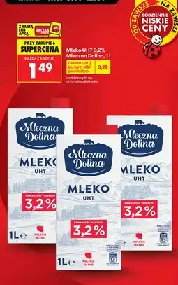 Biedronka Mleko UHT Mleczna Dolina oferta
