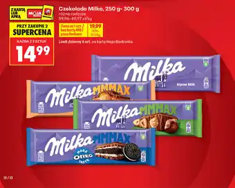Biedronka Czekolada Milka oferta