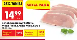 Biedronka Schab wieprzowy kotlety, Mega Paka, Kraina Mięs oferta